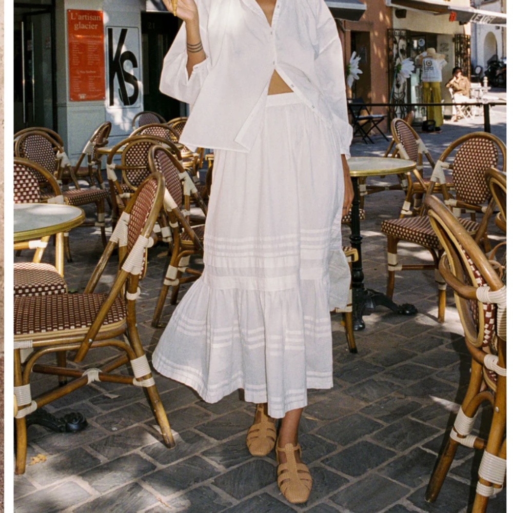 🆕 Christy Dawn Maxi Skirt Pearl